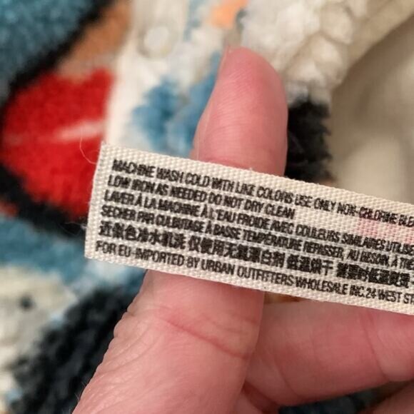 Free People Movement Hit The Slopes Printed Fleece Jacket Cream Multi Combo - Picture 8 of 9